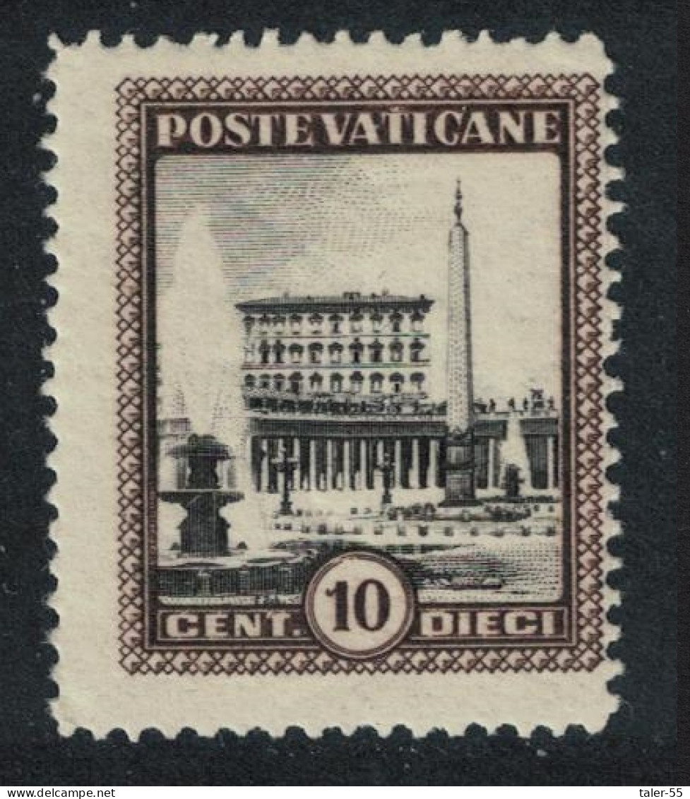 Vatican Wing Of Vatican 10c 1933 MNH SG#20 - Unused Stamps