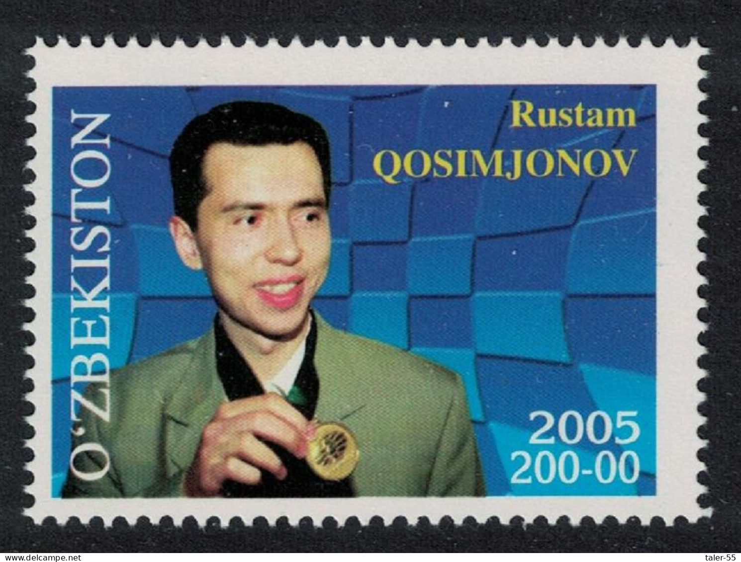 Uzbekistan Rustam Qosimjonov Kasimdzhanov World Chess Champion 2006 MNH SG#503 - Usbekistan