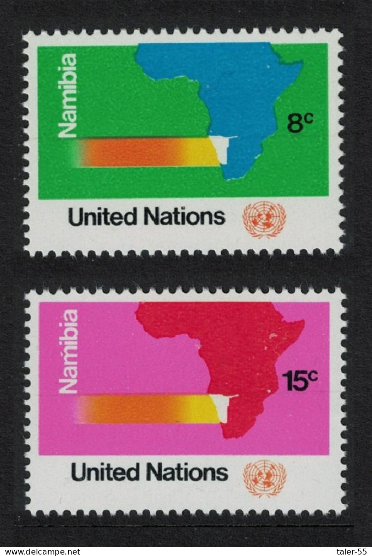 UN New York UN Resolution On Namibia South West Africa 2v 1973 MNH SG#244-245 - Other & Unclassified