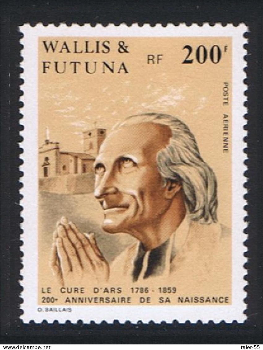 Wallis And Futuna Jean-Marie Vianney Cure D'Ars 1986 MNH SG#480 Sc#C147 - Ongebruikt