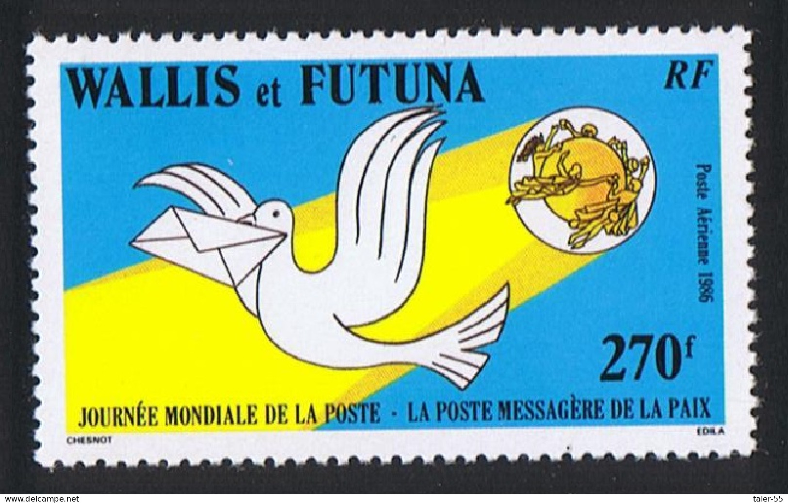 Wallis And Futuna Bird World Post Day 1986 MNH SG#498 Sc#C150 - Ongebruikt