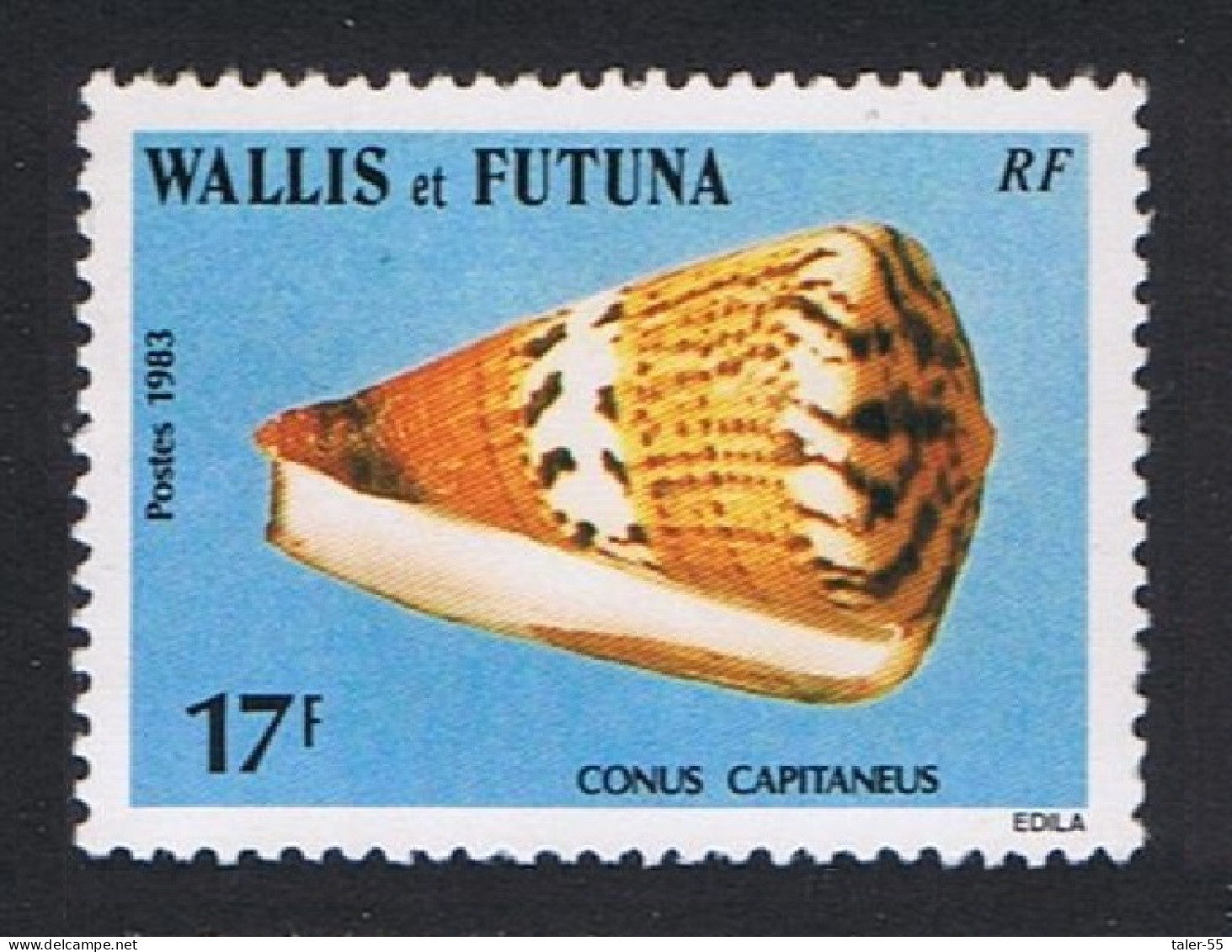 Wallis And Futuna Sea Shells Captain Cone 1983 MNH SG#429 Sc#304 - Neufs