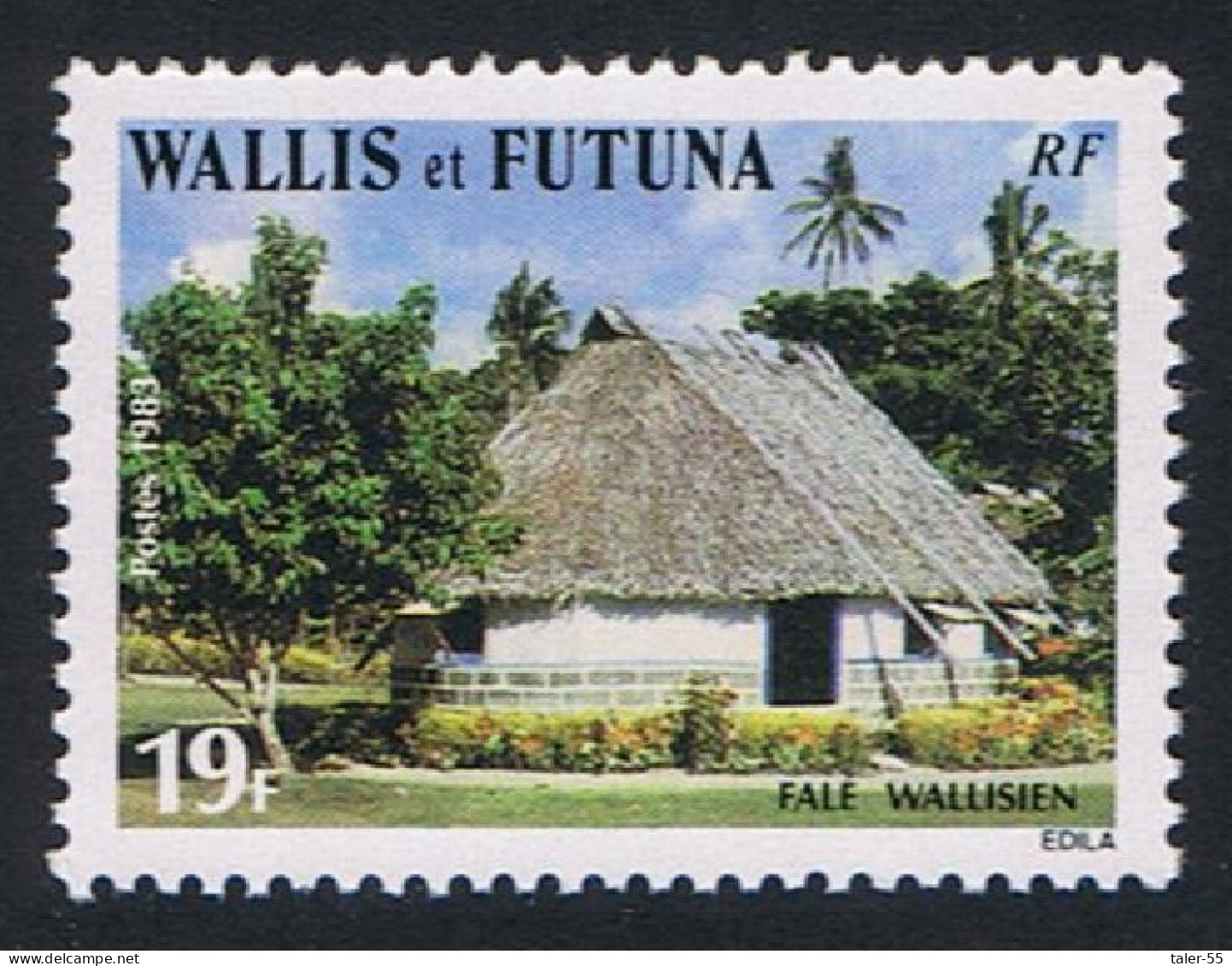 Wallis And Futuna Meeting House 1983 MNH SG#417 Sc#299 - Unused Stamps