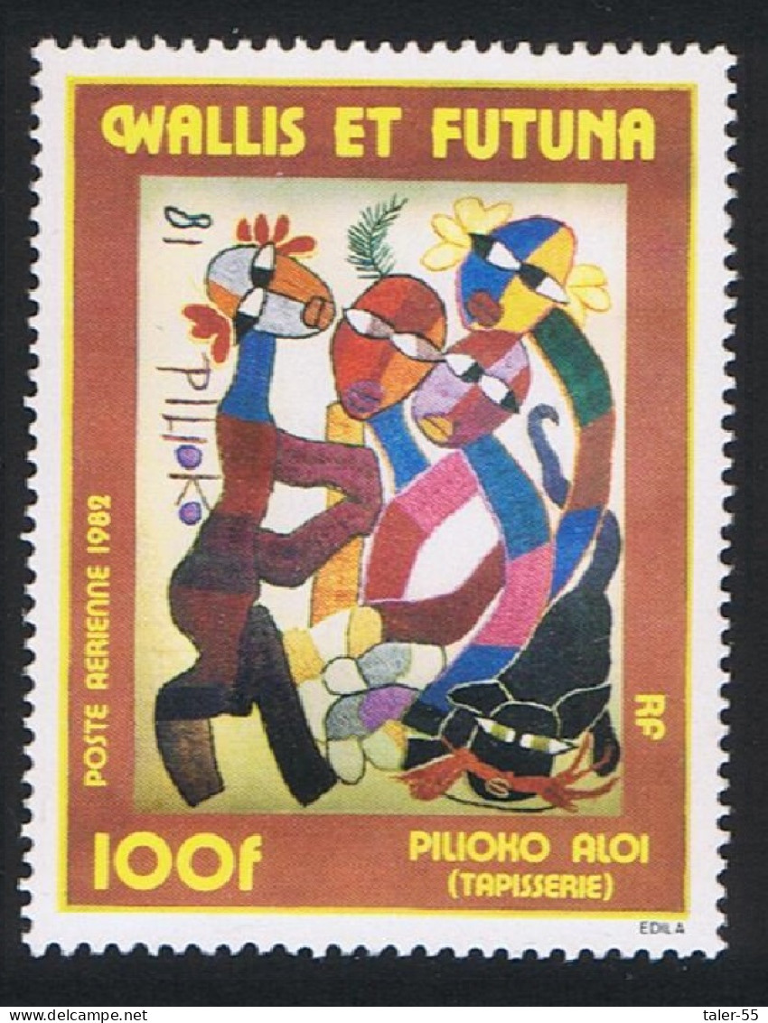 Wallis And Futuna 'Pilioko Aloi' Tapestry Airmail 1982 MNH SG#389 Sc#C112 - Unused Stamps