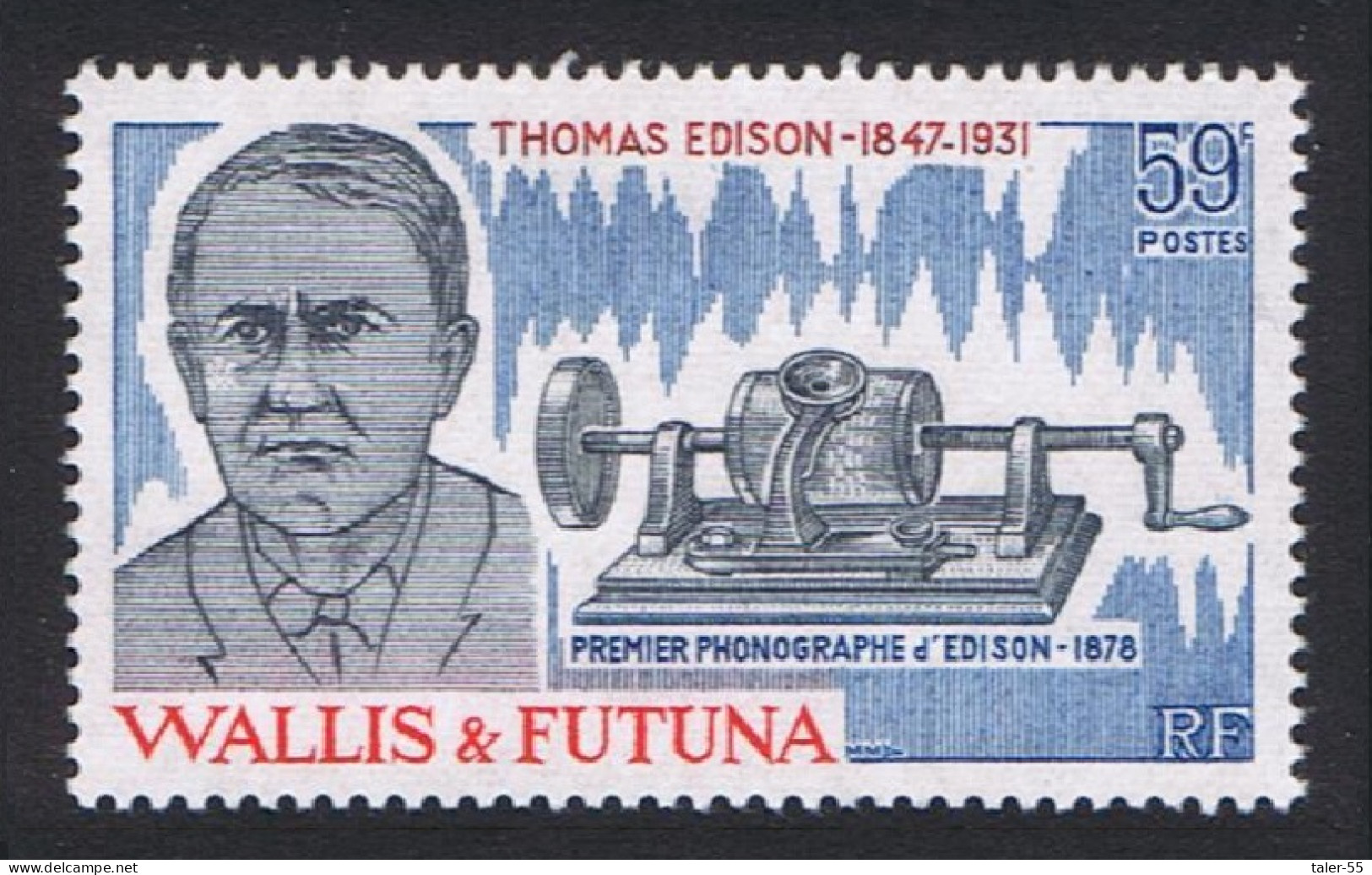 Wallis And Futuna Thomas Edison 1981 MNH SG#378 Sc#273 - Nuovi