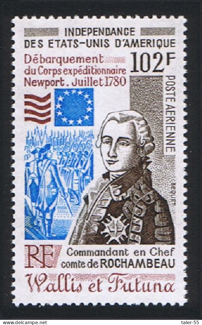 Wallis And Futuna Rochambeau's Landing Airmail 1980 MNH SG#354 Sc#C100 - Unused Stamps