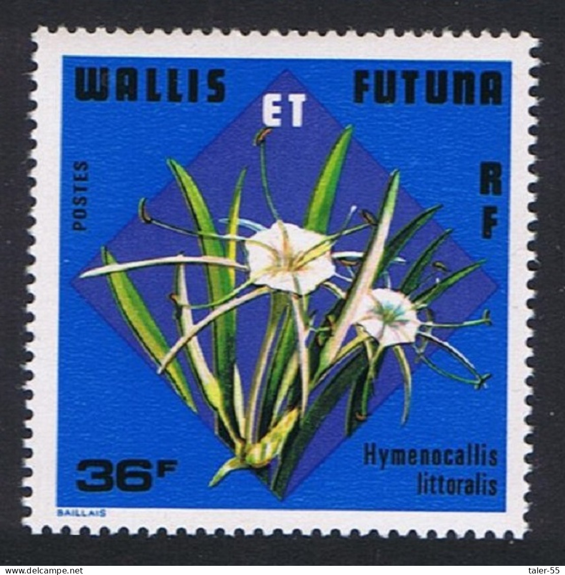 Wallis And Futuna Tropical Flowers 36f 1978 MNH SG#293 Sc#213 - Ongebruikt