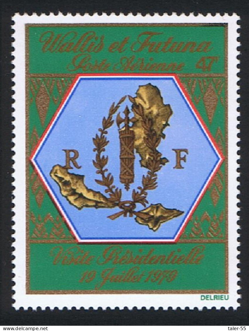 Wallis And Futuna Presidential Visit Airmail 1979 MNH SG#331 - Ungebraucht