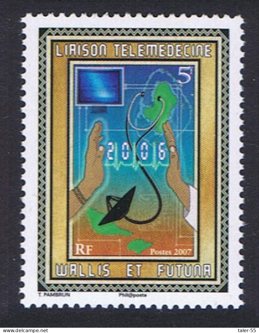 Wallis And Futuna Telemedicine Technologies 2007 MNH SG#909 - Unused Stamps