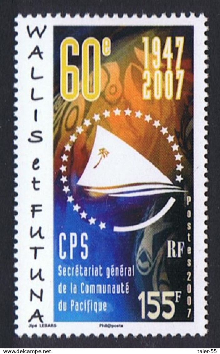 Wallis And Futuna Secretariat Of The Pacific Community 2007 MNH SG#915 - Neufs