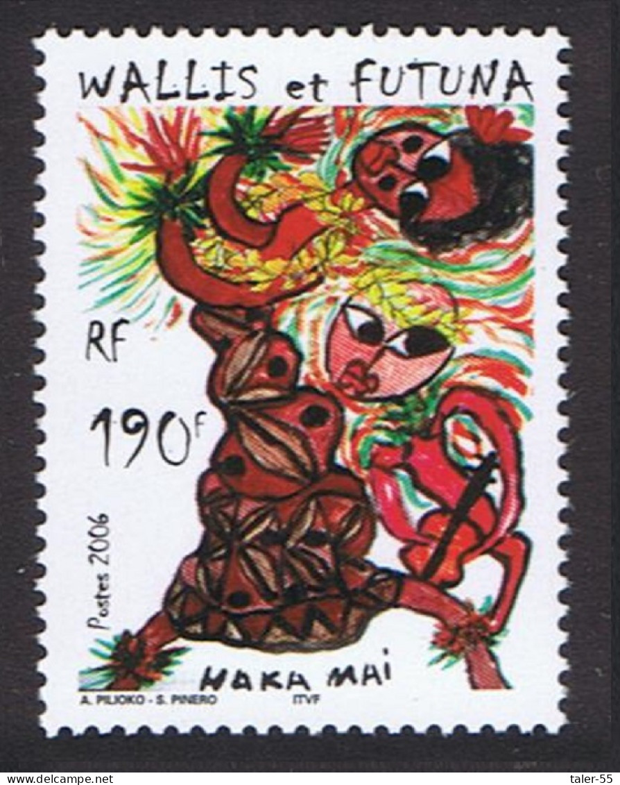 Wallis And Futuna Haka Mai - Traditional Dancer 2006 MNH SG#889 Sc#617 - Nuevos