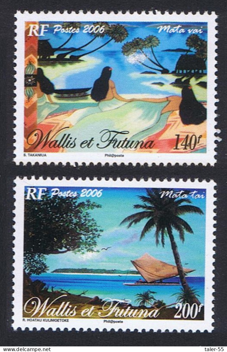 Wallis And Futuna Mata Vai 2v 2006 MNH SG#893-894 - Nuevos