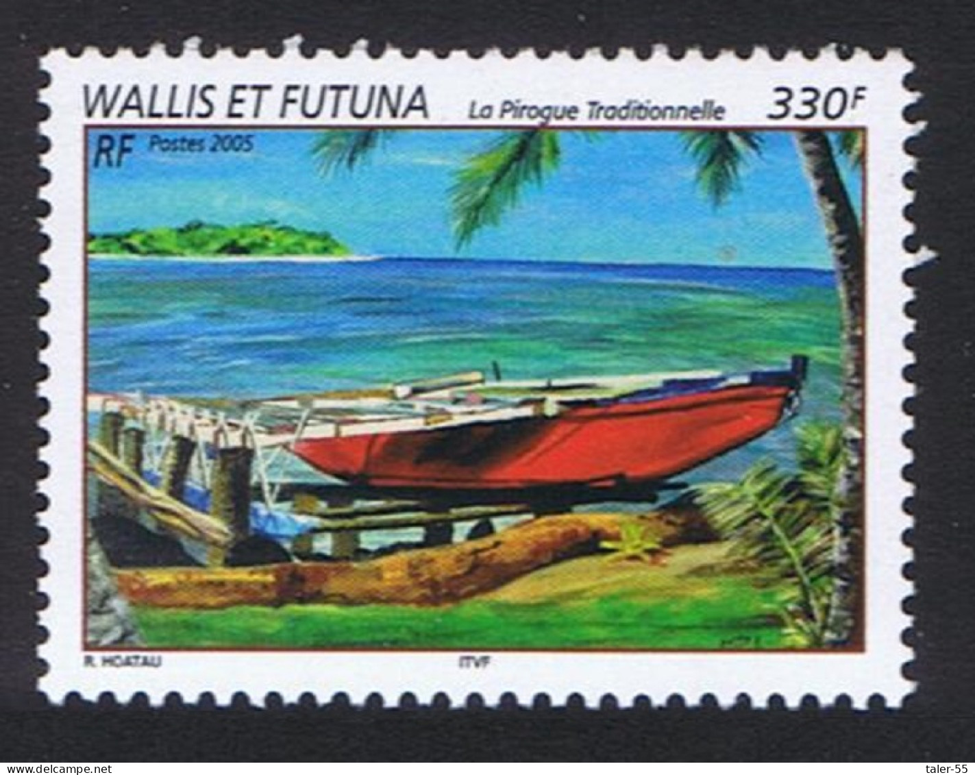 Wallis And Futuna Traditional Pirogue 2005 MNH SG#866 Sc#599 - Nuevos