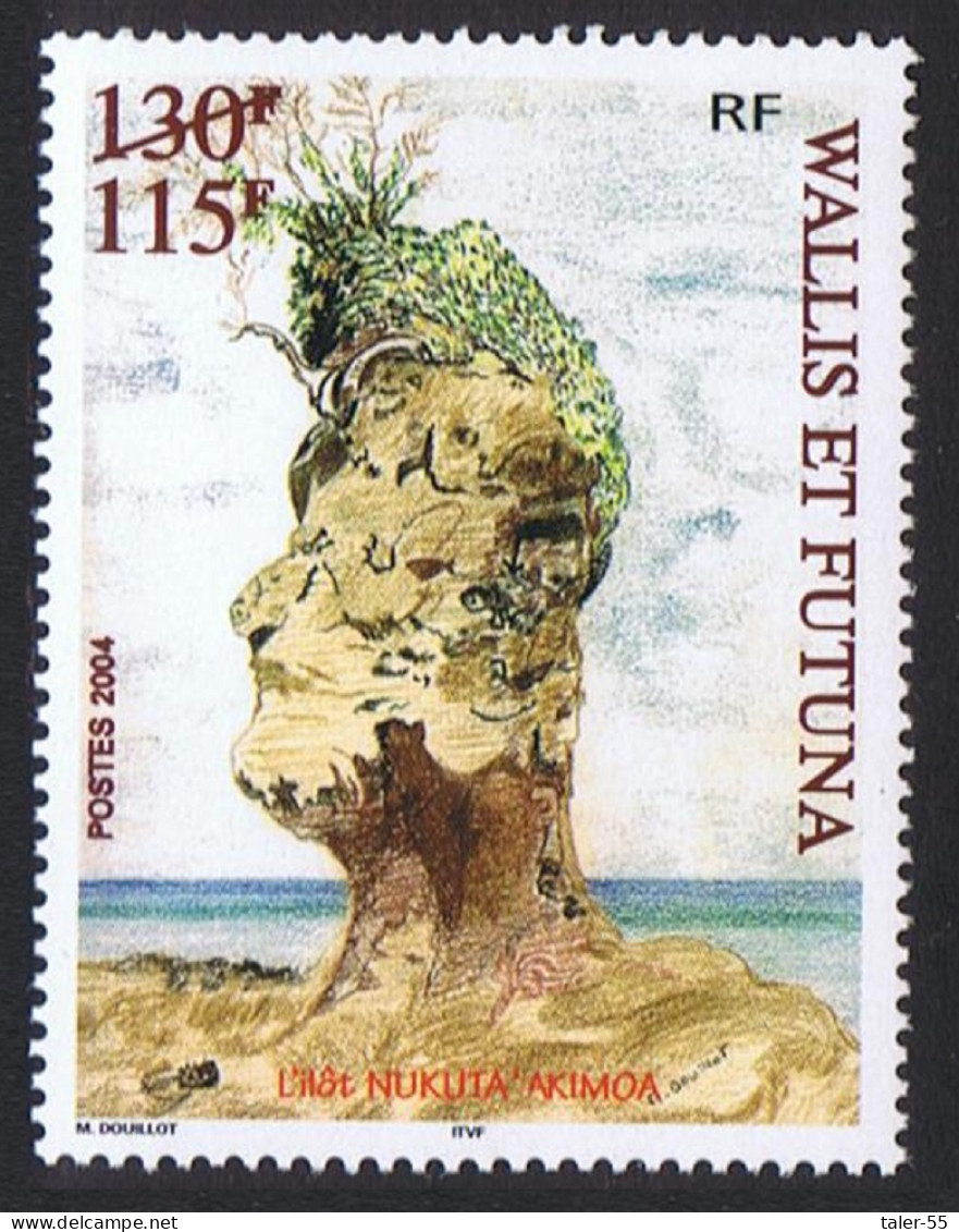 Wallis And Futuna Overprint On Islet De Nuku Taakimoa 2004 MNH SG#862 Sc#594 - Unused Stamps