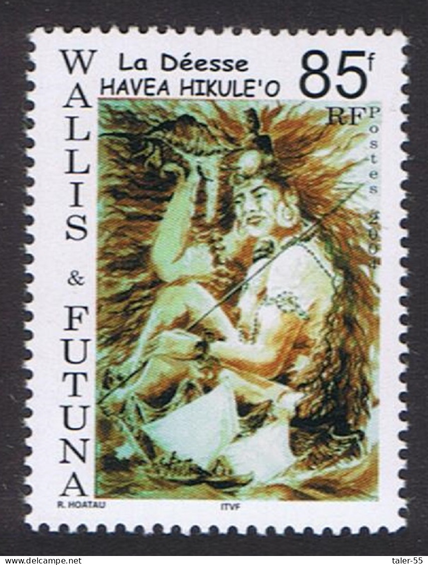 Wallis And Futuna The Goddess Havea Hikule'o 2004 MNH SG#845 Sc#580 - Unused Stamps
