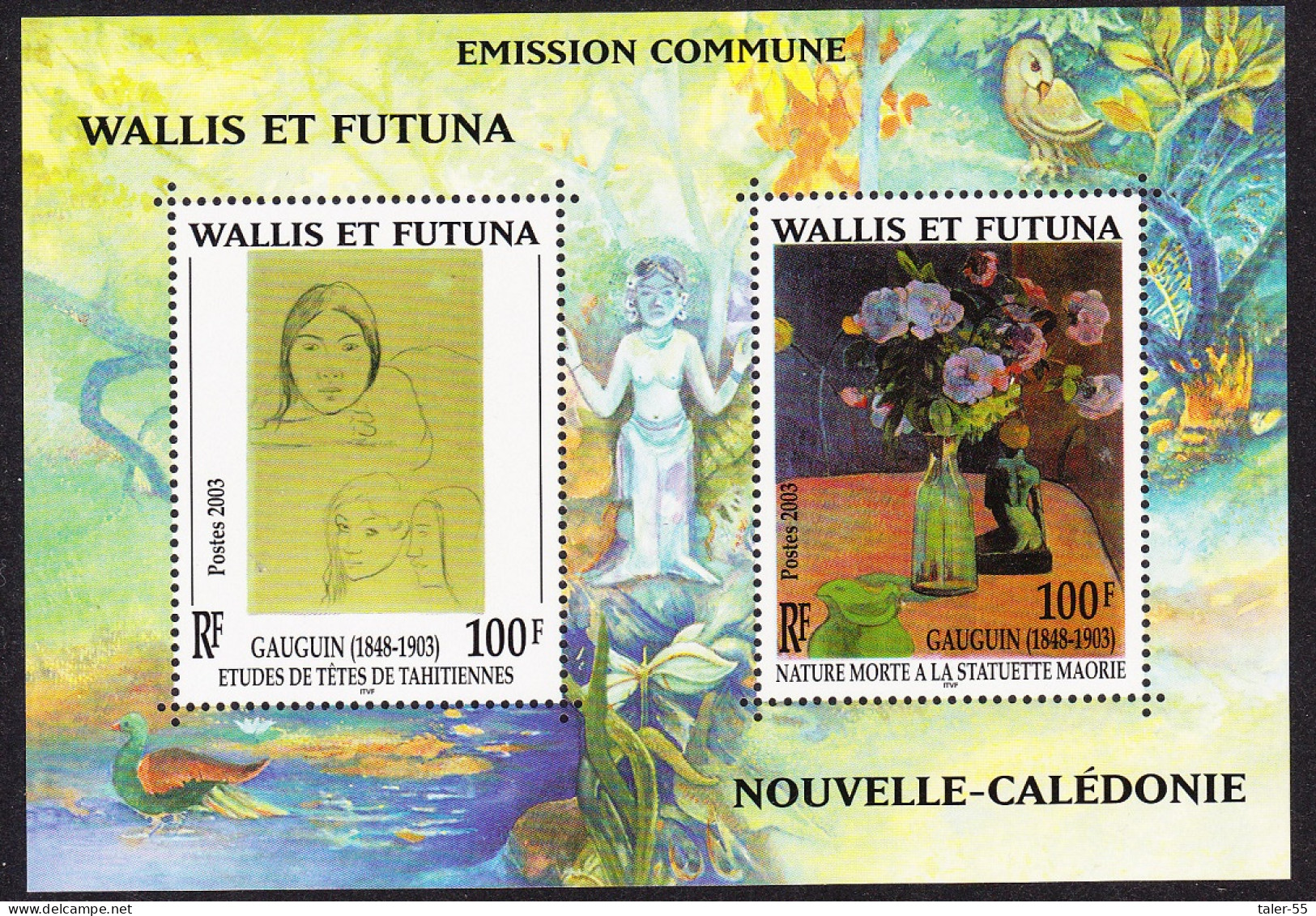 Wallis And Futuna Paul Gauguin MS 2003 MNH SG#MS838 Sc#573 - Nuevos