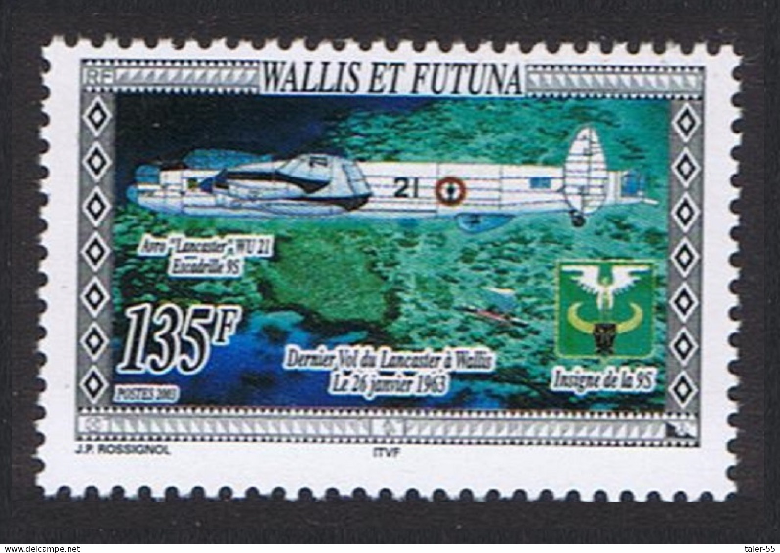 Wallis And Futuna Last Flight Of The Lancaster 2003 MNH SG#817 Sc#563 - Unused Stamps