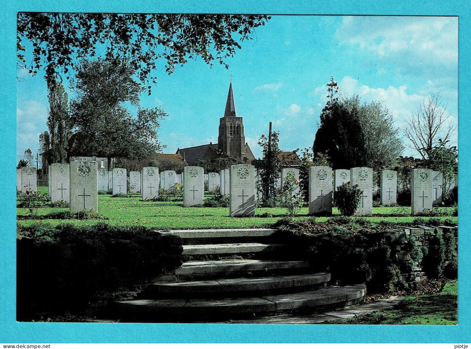 * Dranouter (Heuvelland) * (Uitgave Heuvelland - Dia Dany Dardoen) Cimetière Militaire Anglais, Cemetery English - Heuvelland