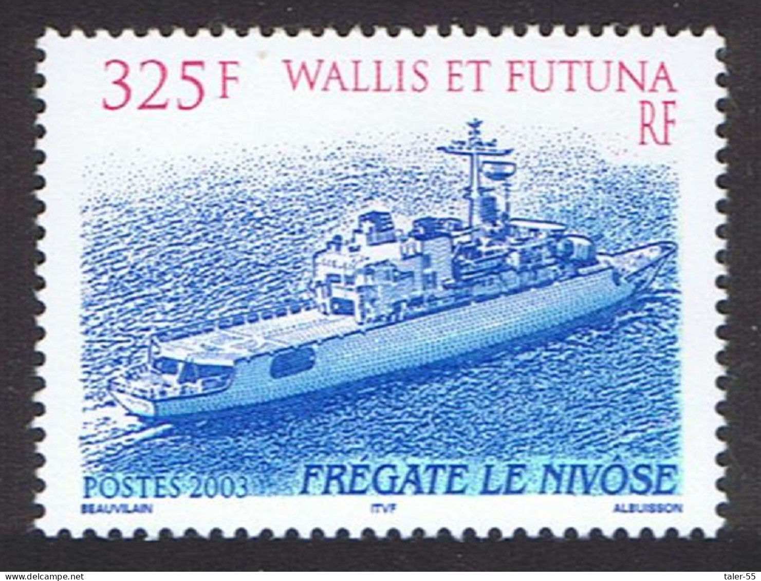 Wallis And Futuna Frigate' La Nivose' 2003 MNH SG#840 Sc#575 - Unused Stamps
