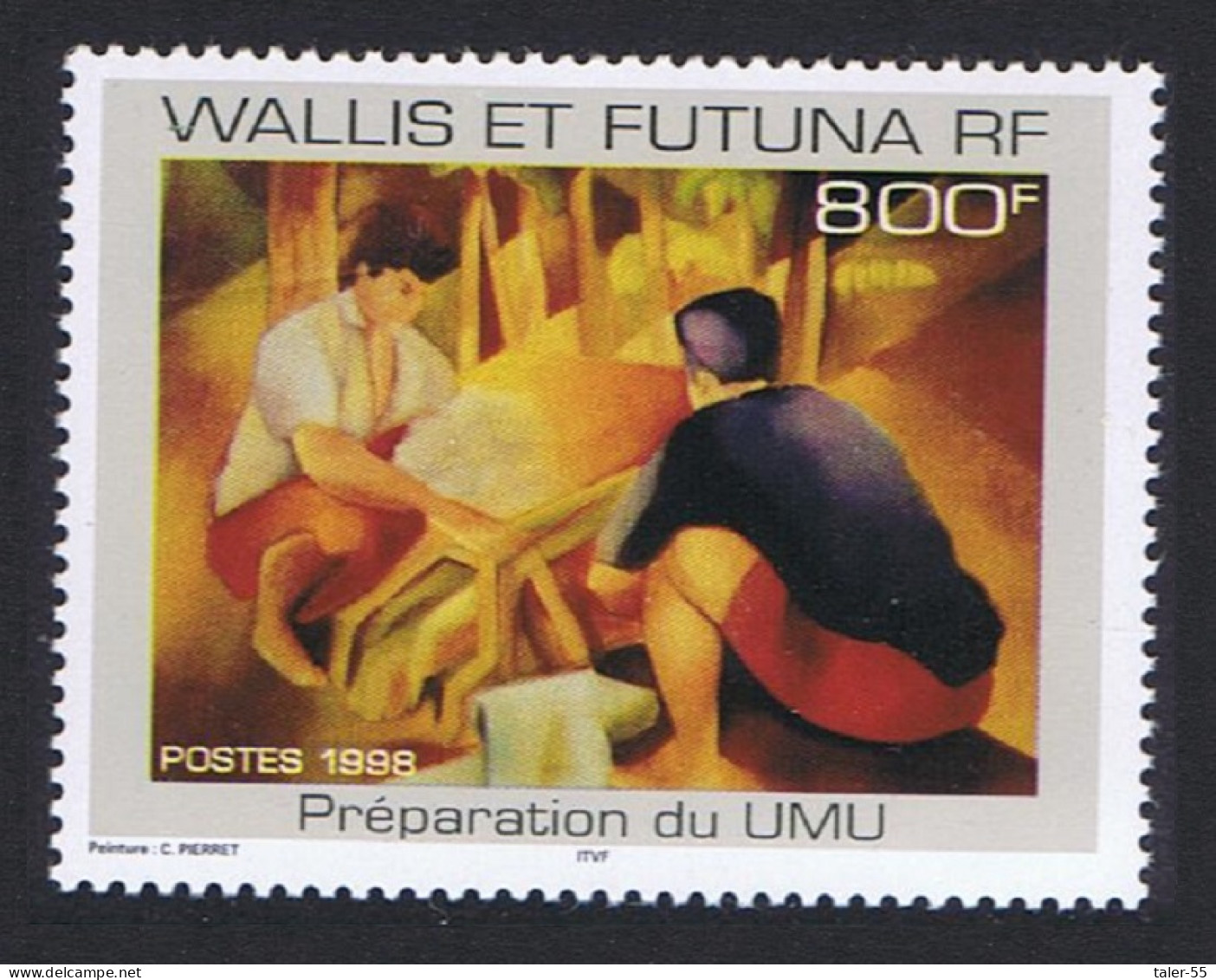 Wallis And Futuna Preparation Of Umu By Perret 1998 MNH SG#713 Sc#503 - Neufs