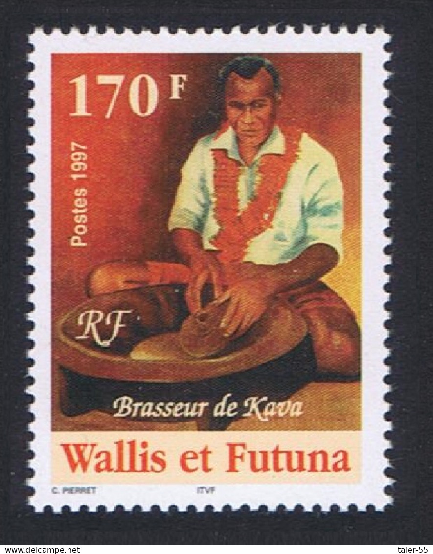 Wallis And Futuna Kava Brewer 1997 MNH SG#696 Sc#492 - Unused Stamps