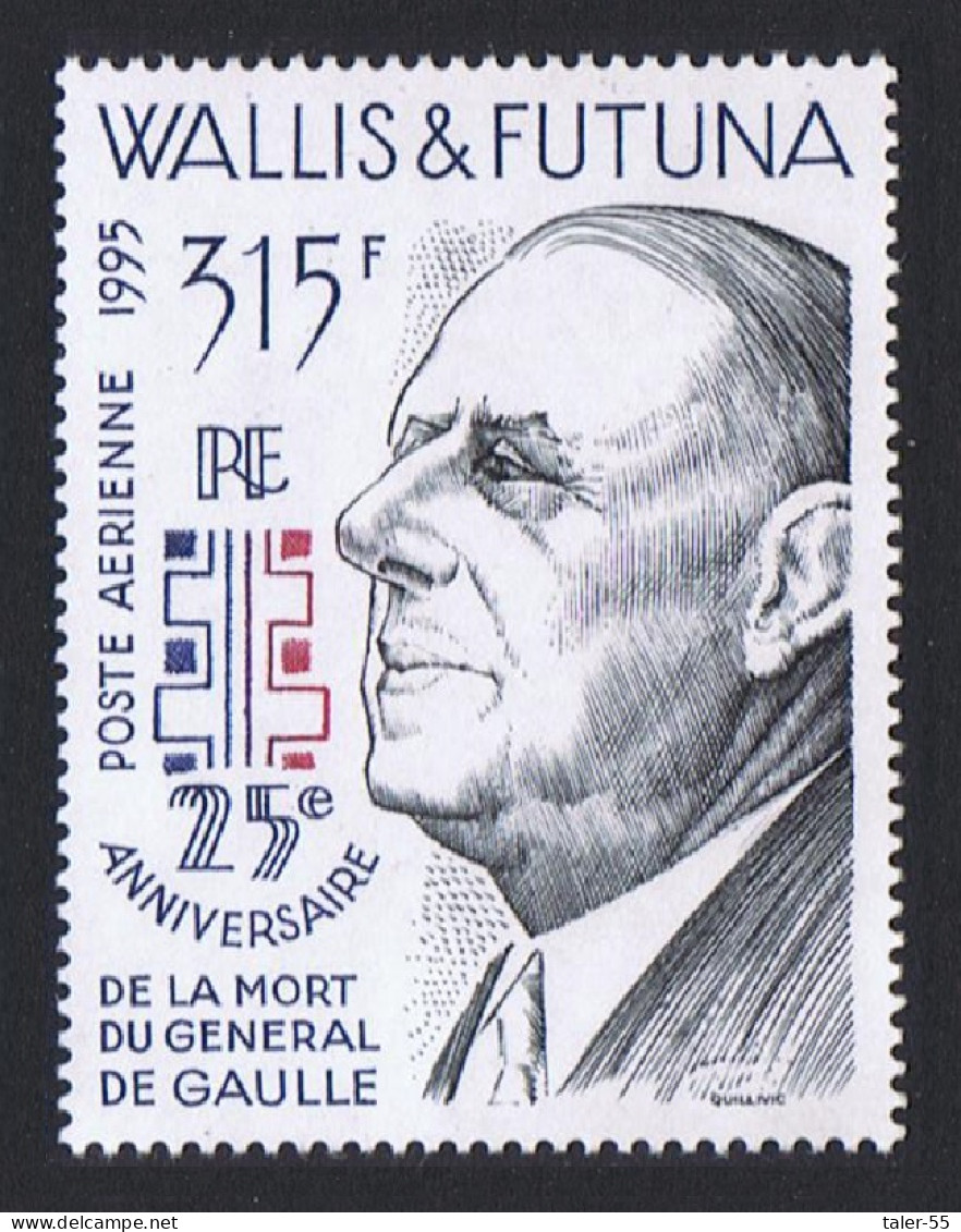 Wallis And Futuna Charles De Gaulle 1995 MNH SG#670 Sc#C187 - Nuevos