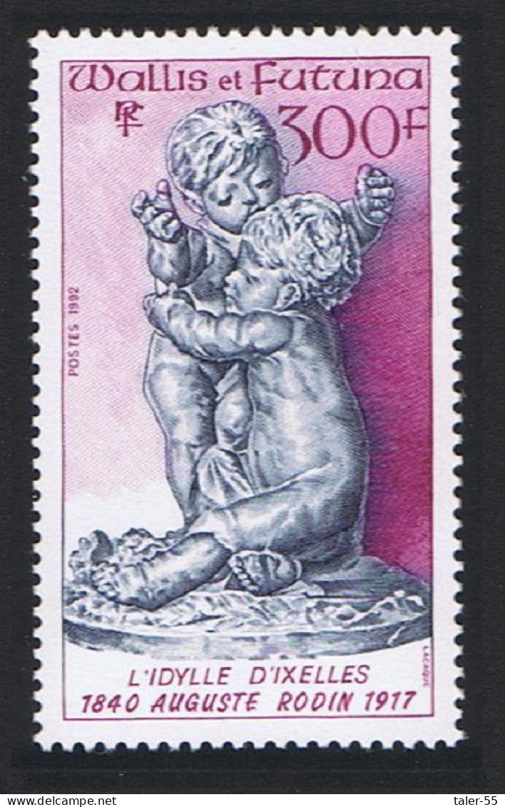 Wallis And Futuna 75th Death Anniversary Of Rodin 1992 MNH SG#615 Sc#438 - Unused Stamps