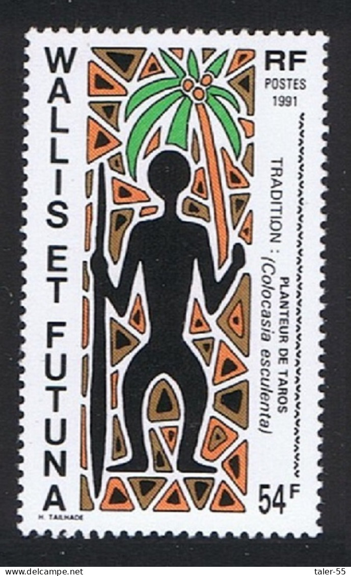 Wallis And Futuna Tradition - Taro Planter 54f 1991 MNH SG#572 Sc#404 - Nuevos