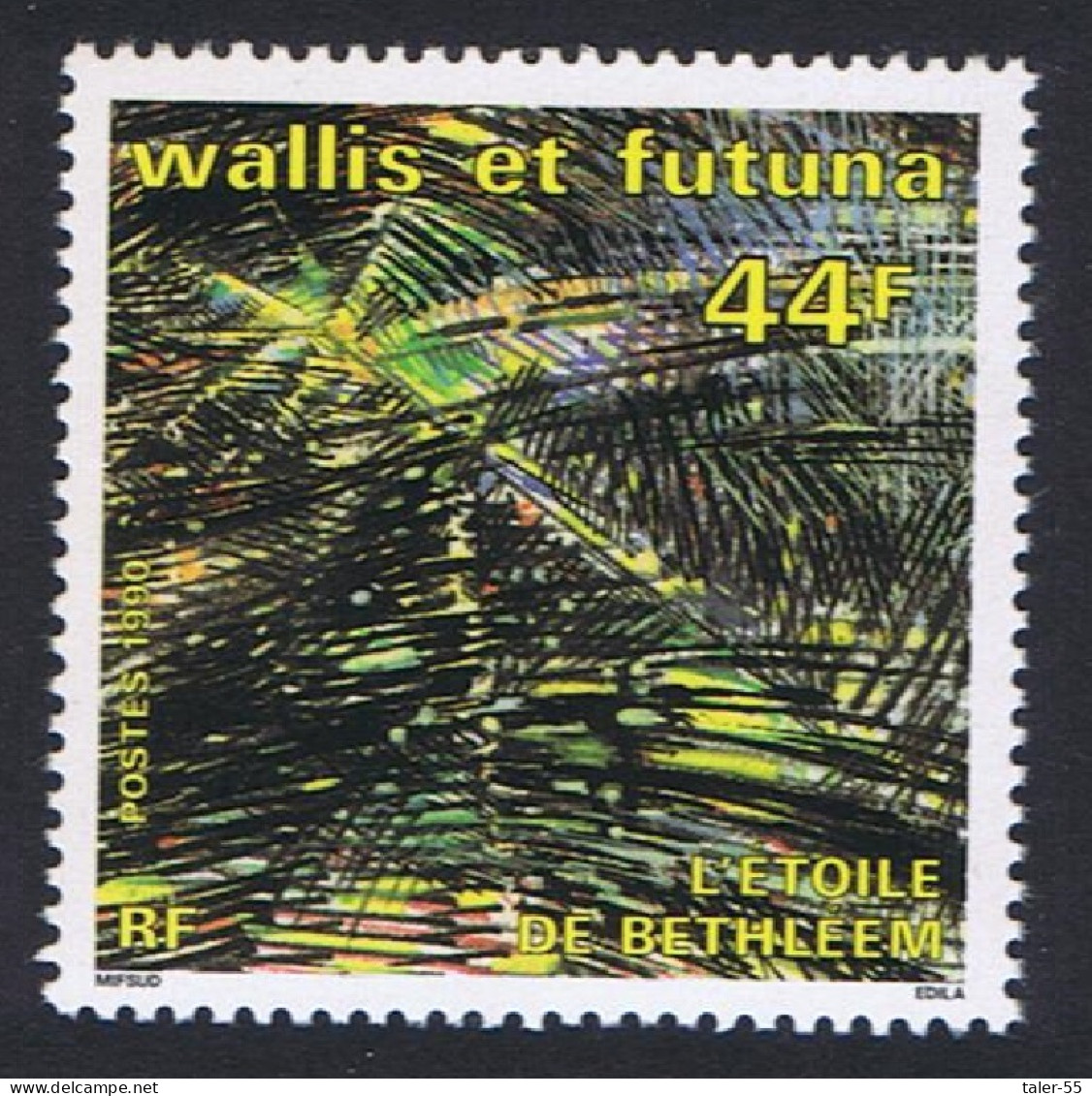 Wallis And Futuna Bethlehem Star 1990 MNH SG#555 MI#574 Sc#388 - Ungebraucht