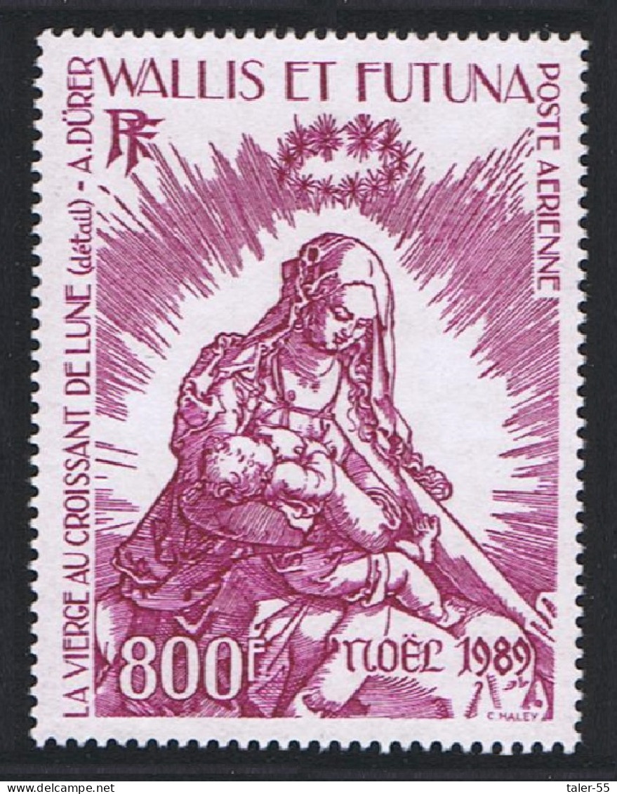 Wallis And Futuna Christmas Durer Gravure 1989 MNH SG#554 MI#573 Sc#C163 - Unused Stamps