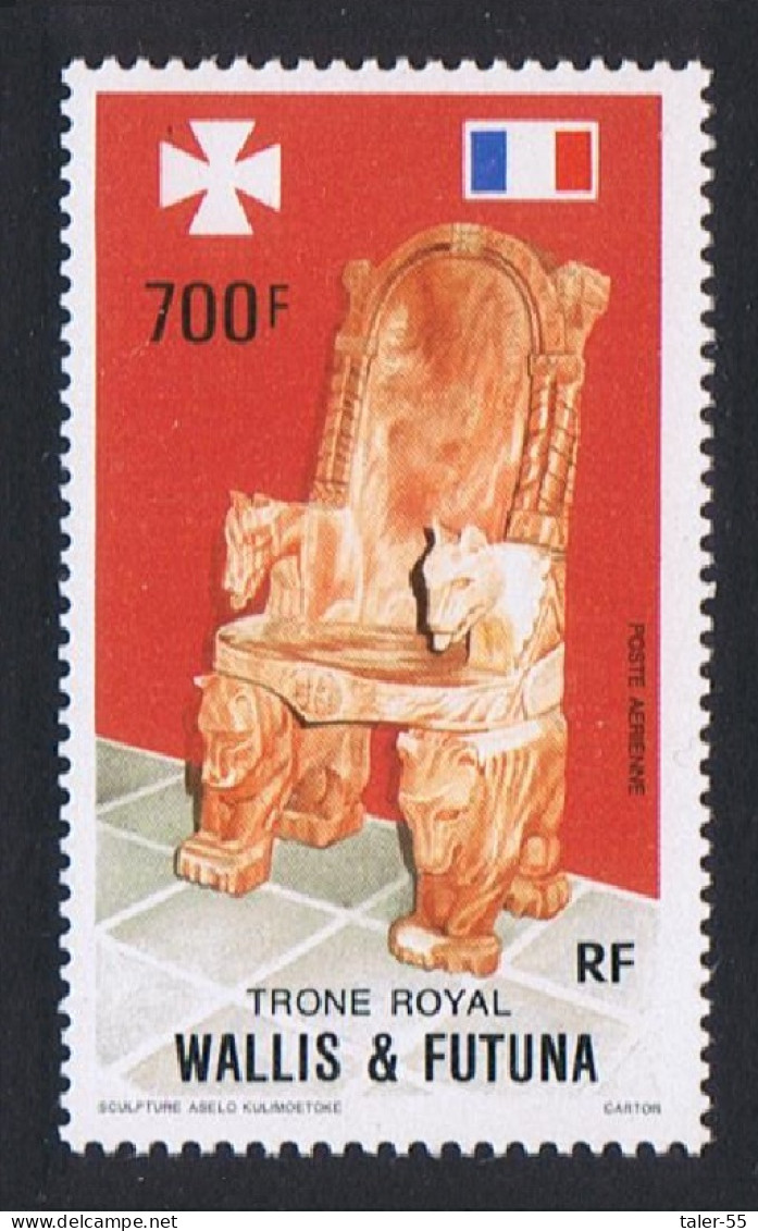 Wallis And Futuna Royal Throne Airmail 1989 MNH SG#544 MI#564 Sc#C162 - Unused Stamps