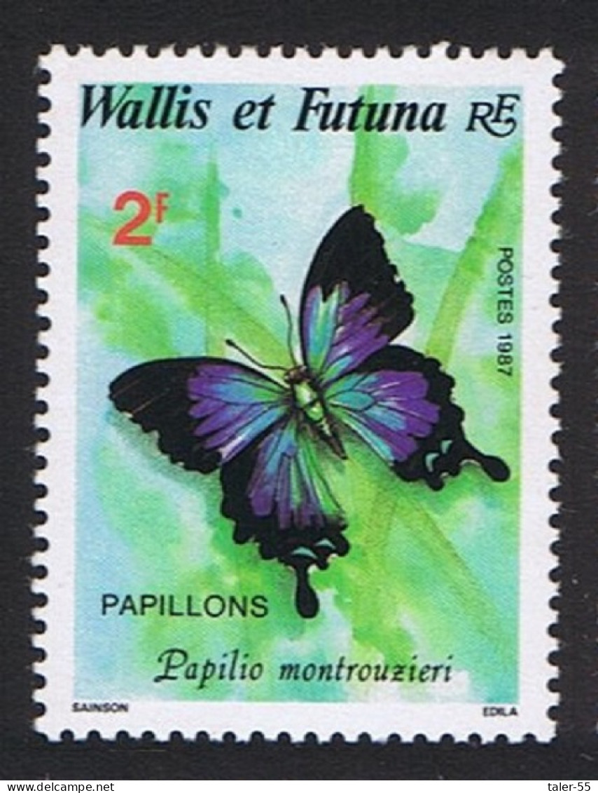 Wallis And Futuna Butterflies 2f 1987 MNH SG#501 Sc#347 - Unused Stamps
