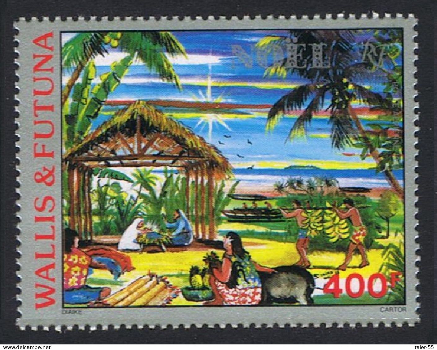 Wallis And Futuna Nativity Scene Airmail 1988 MNH SG#541 MI#561 Sc#C161 - Unused Stamps