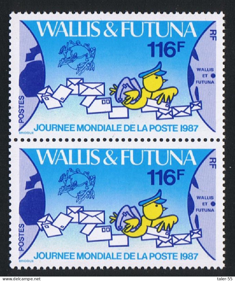 Wallis And Futuna World Post Day Pair 1987 MNH SG#519 Sc#362 - Ungebraucht