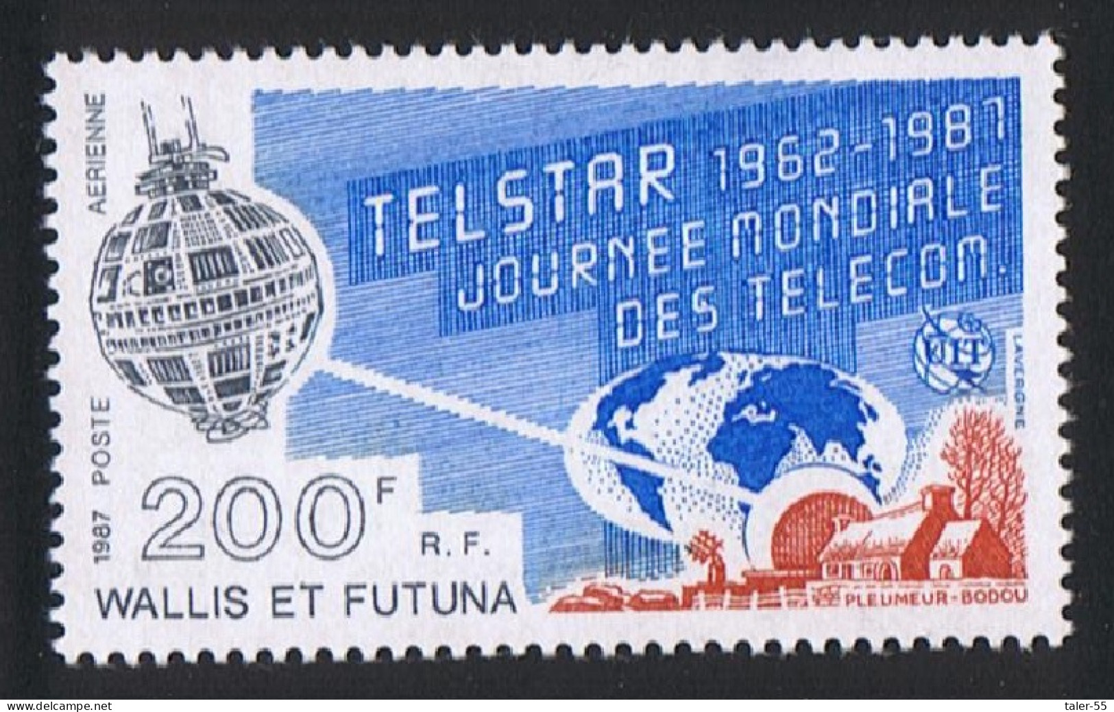 Wallis And Futuna Space World Communications Day 1987 MNH SG#508 Sc#C153 - Nuovi