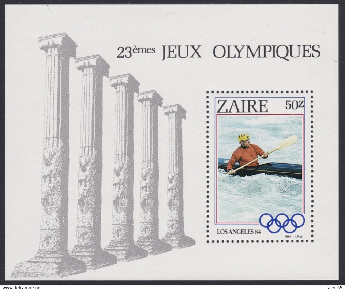 Zaire Olympic Games Los Angeles MS 1984 MNH SG#MS1200 Sc#1159 - Ungebraucht