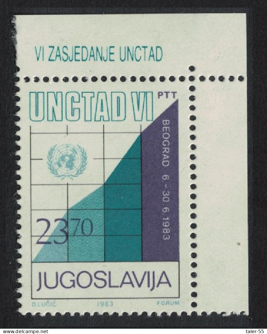 Yugoslavia Sixth UN Conference For Trade And Development 1983 MNH SG#2086 - Autres & Non Classés