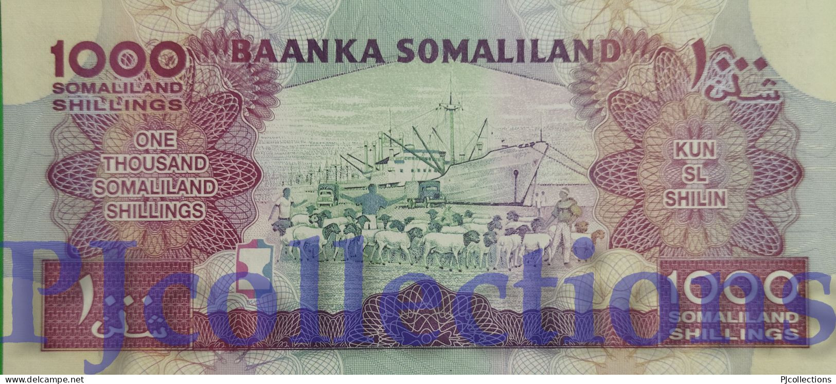 SOMALILAND 1000 SHILLINGS 2014 PICK 20c UNC - Somalia