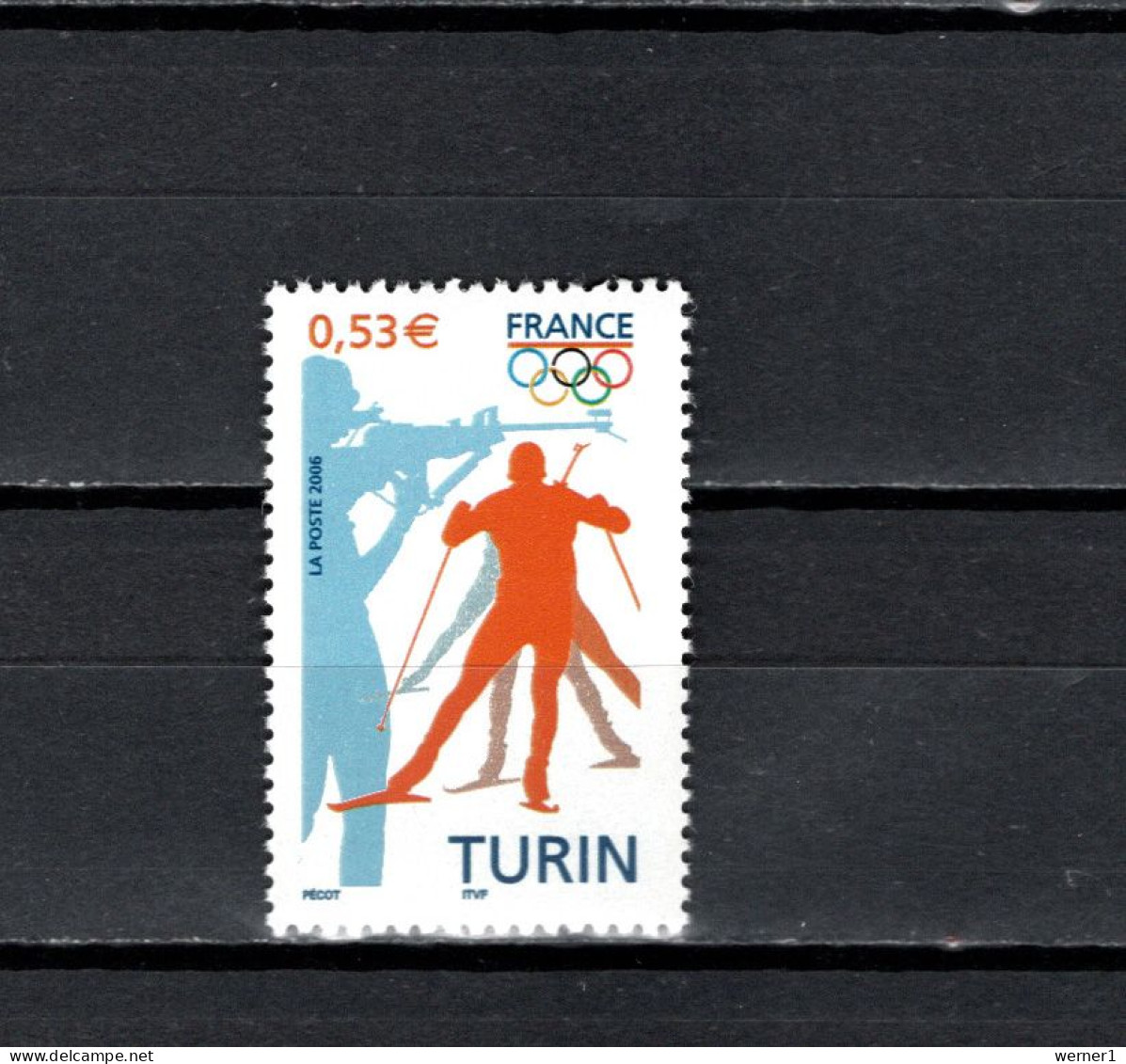 France 2006 Olympic Games Turin Torino, Stamp MNH - Winter 2006: Turin