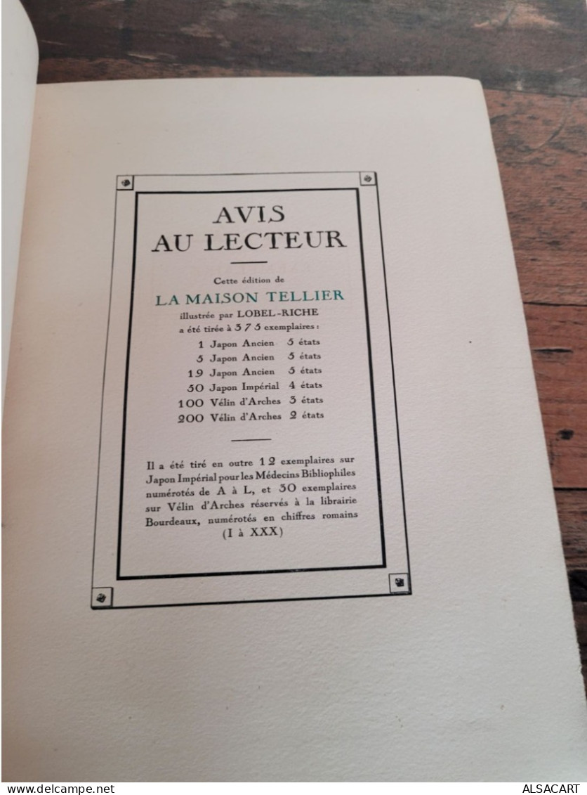 la maison tellier , maison close guy de maupassant , nombreuses illustration érotiques  , rare. n° 95