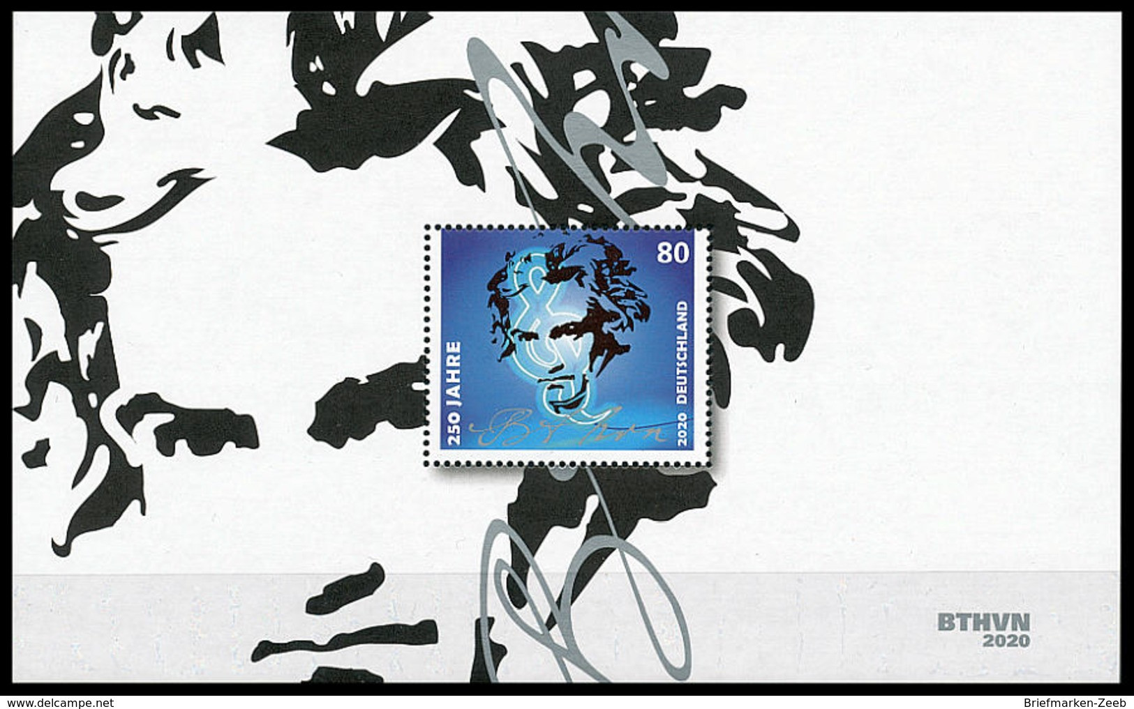 BRD MiNr. Block 85 (3513) ** 250. Geburtstag Ludwig Van Beethoven, Postfrisch - 2011-2020