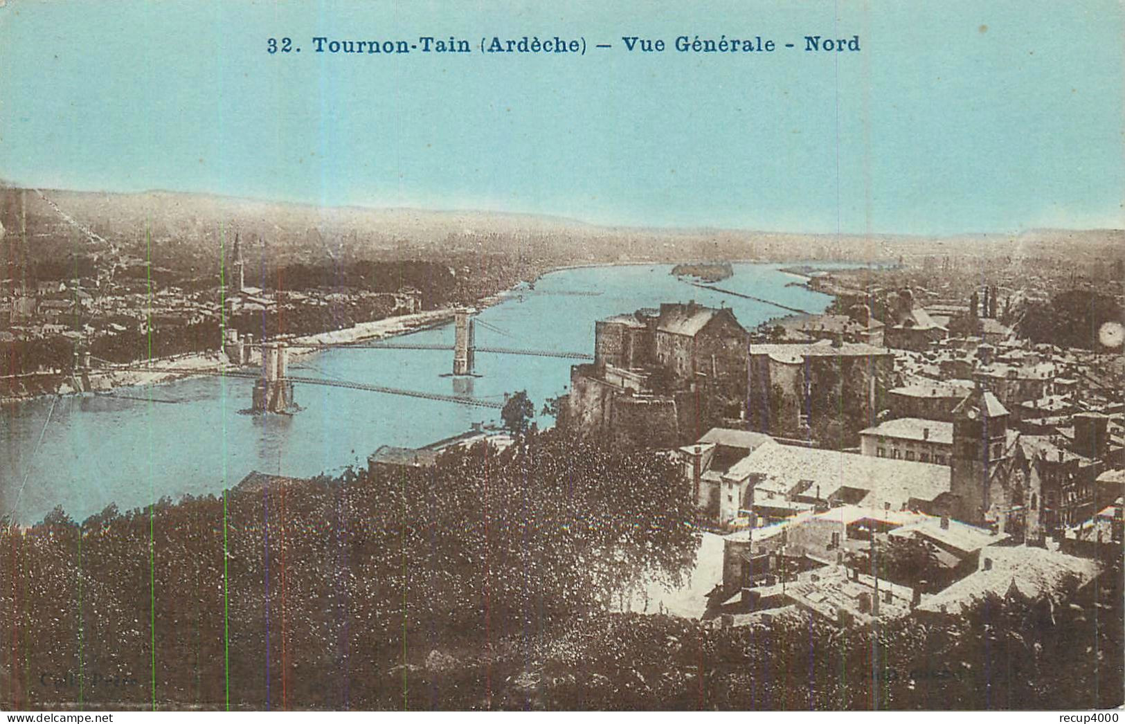 07 TOURNON TAIN  Vue Générale Nord    2 Scans - Tournon