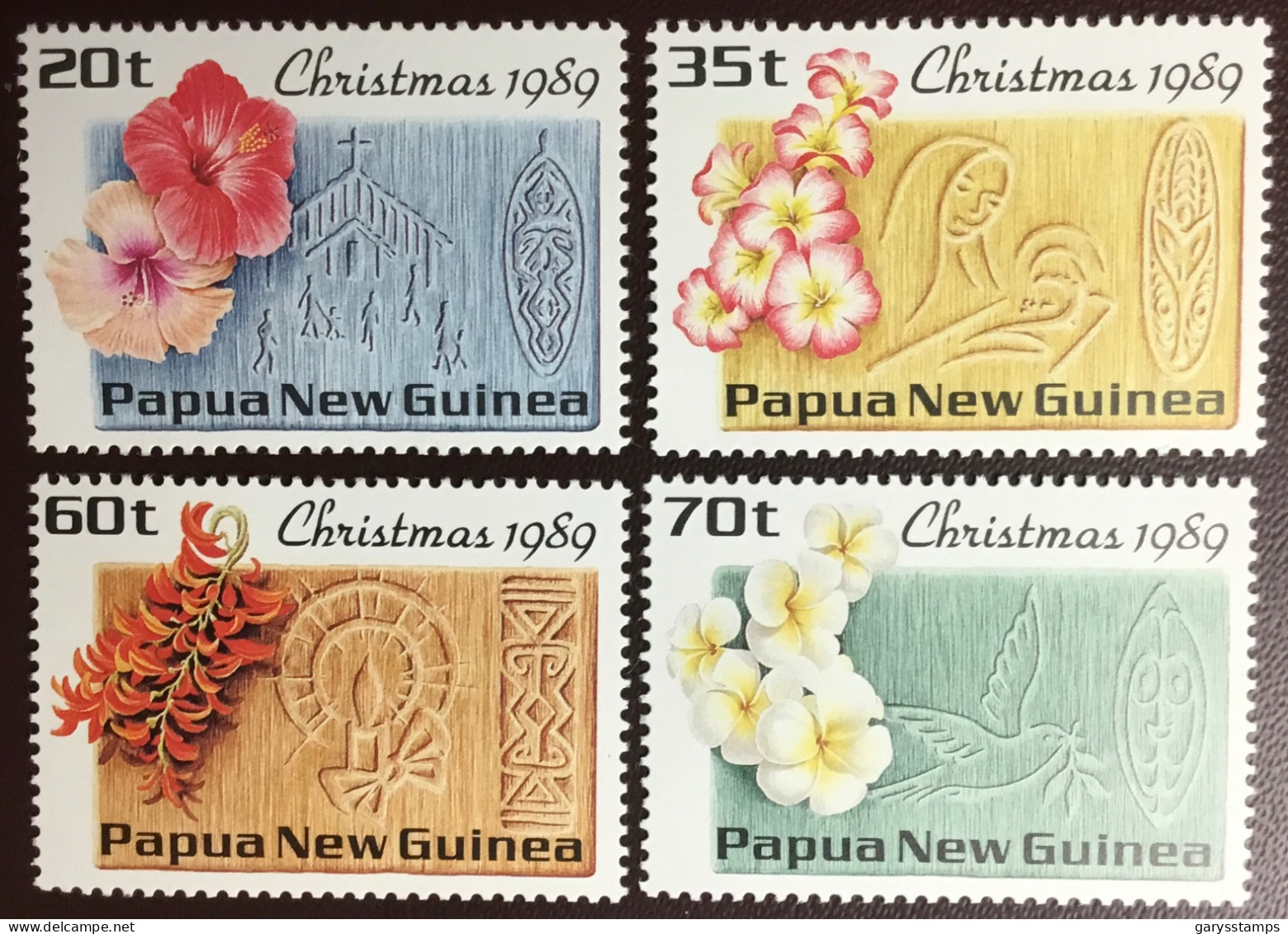 Papua New Guinea 1989 Christmas Flowers MNH - Otros & Sin Clasificación