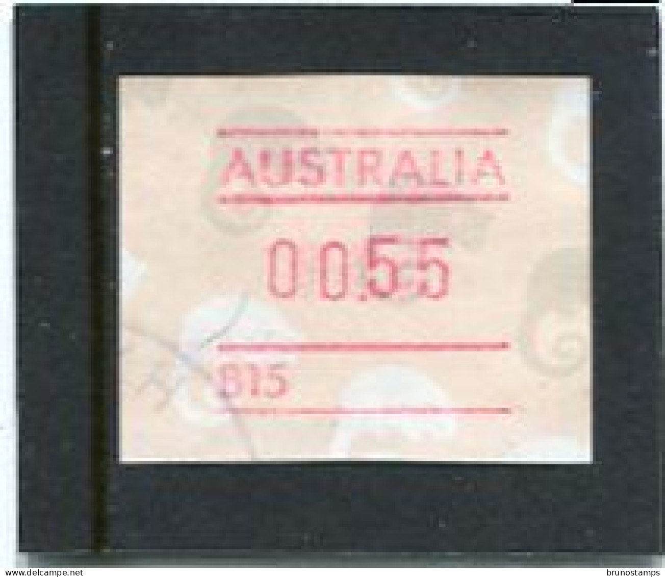 AUSTRALIA - 1988  55c  FRAMA  POSSUM   NO POSTCODE  B15  FINE USED - Automaatzegels [ATM]