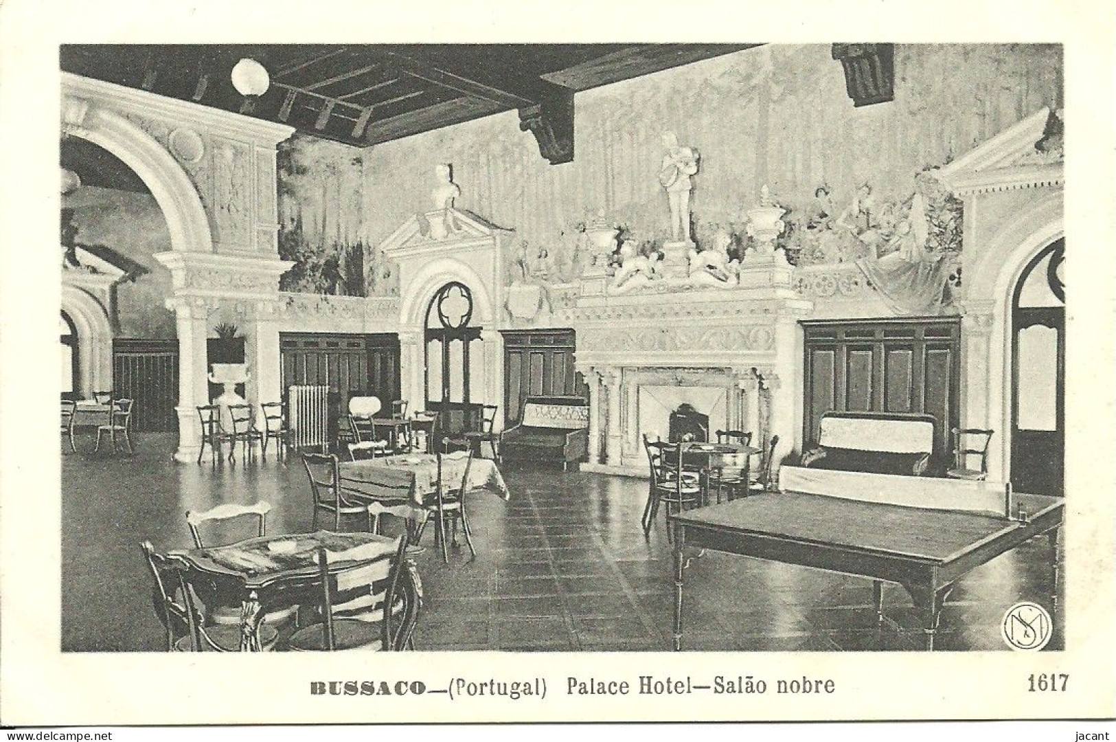 Portugal - Bussaco - Palace Hotel - Salão Nobre - Aveiro