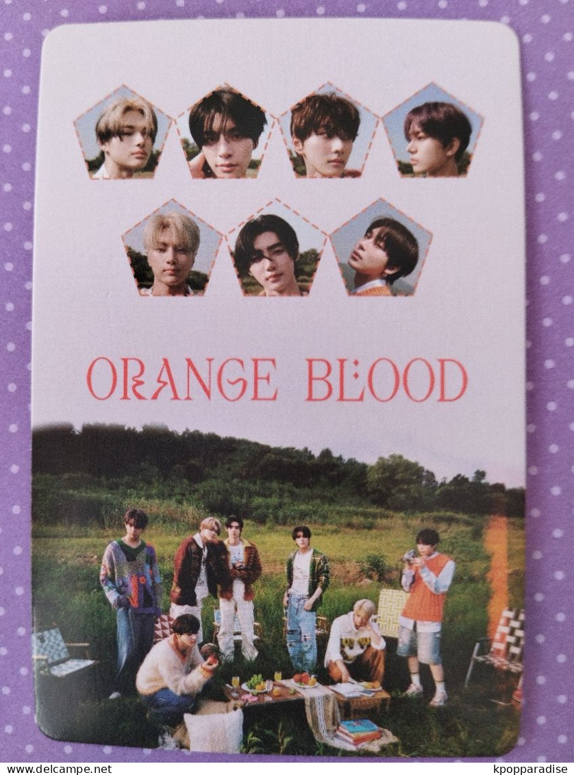 Photocard K POP Au Choix  ENHYPEN Orange Blood - Objets Dérivés