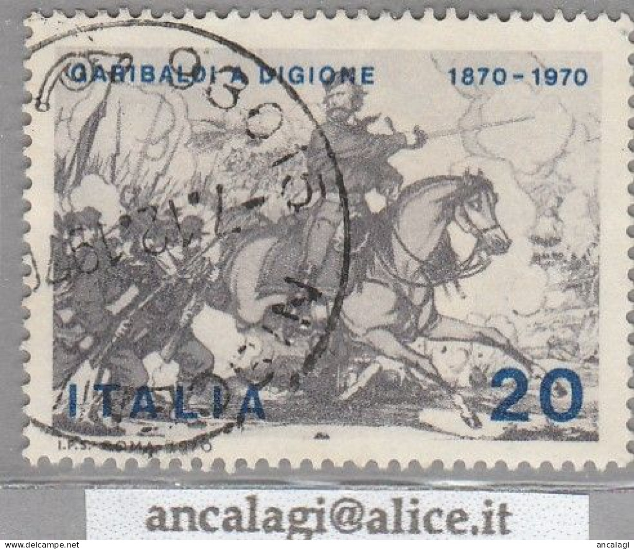 USATI ITALIA 1970 - Ref.0262 "GIUSEPPE GARIBALDI" 1 Val. - - 1961-70: Oblitérés