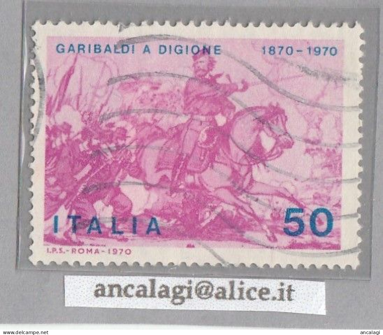 USATI ITALIA 1970 - Ref.0262A "GIUSEPPE GARIBALDI" 1 Val. - - 1961-70: Afgestempeld