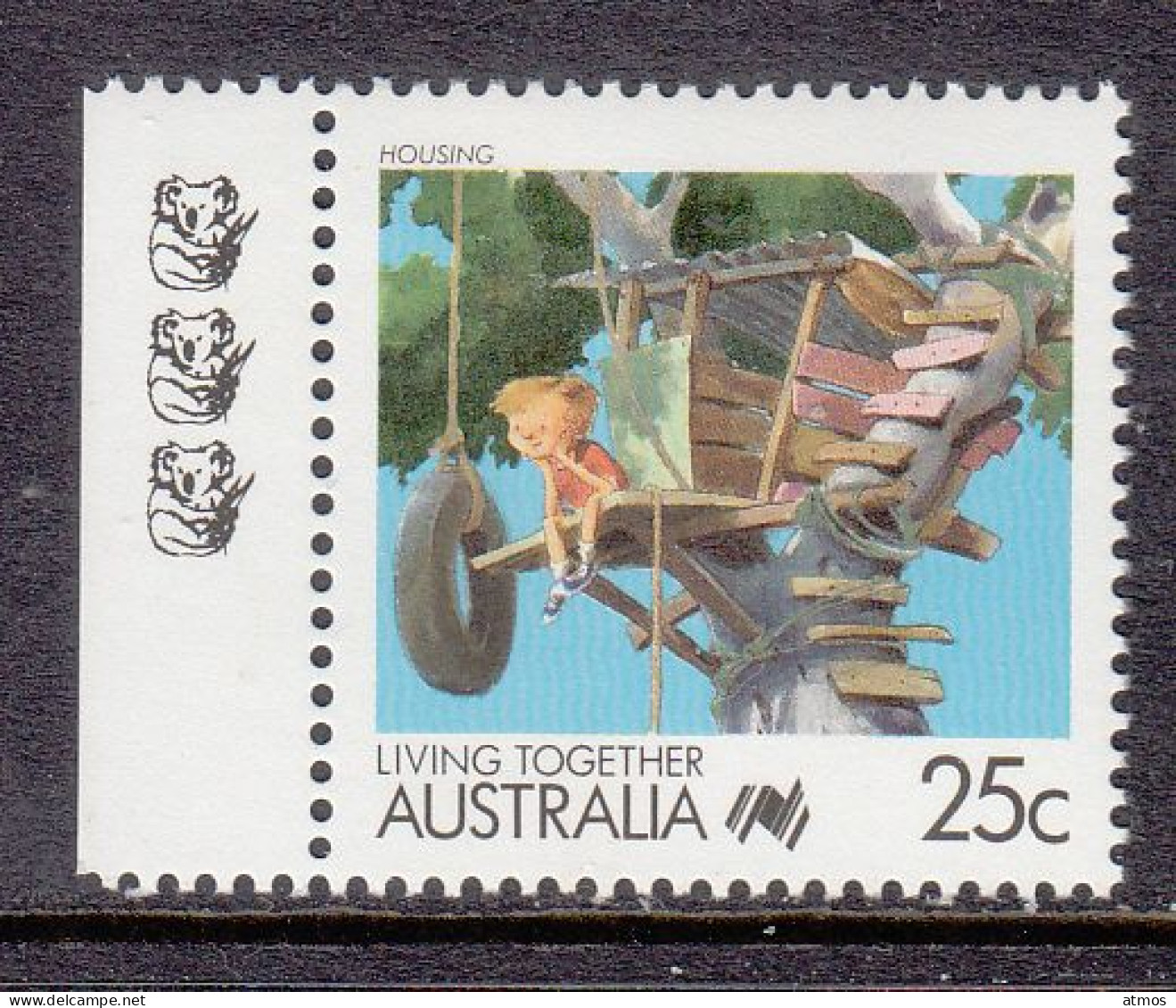 Australia MNH Michel Nr 1084 From 1988 Reprint 3 Koala - Mint Stamps