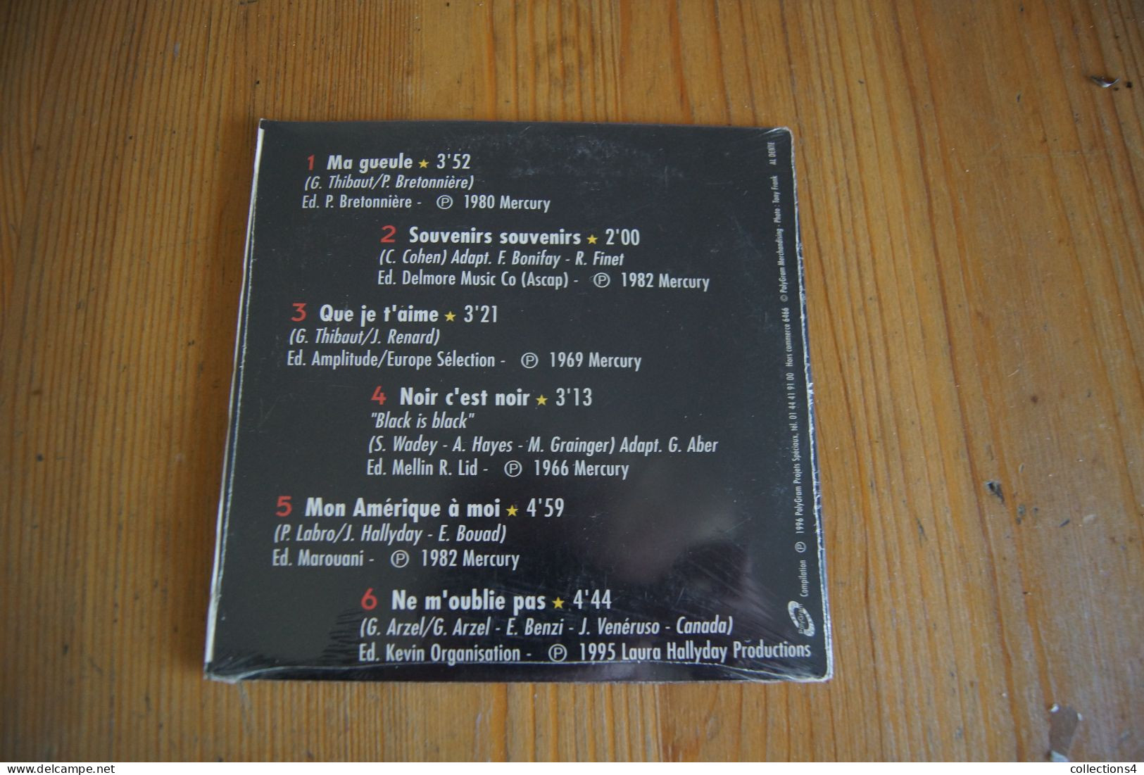 JOHNNY HALLYDAY SOUVENIRS SOUVENIRS SERIE LIMITEE 6 TITRES CD NEUF SCELLE  1995 PROMO - Rock